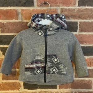 Baby boho size up sweatshirt